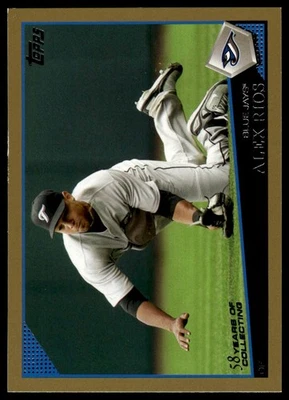 2009 Topps #275 Alex Rios Gold #/2009 - Image 1 of 2