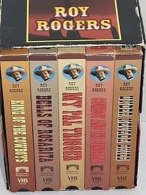 Roy Rogers Best Of The West/5 VHS Collection Set. Preowned  - Image 1 of 3