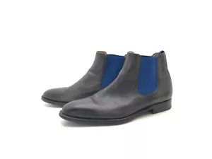 Cordwainer Crosby Herren Stiefel Stiefelette Chelsea Boots Grau Gr. 43 (UK 9) - Picture 1 of 8
