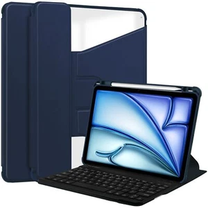 Keyboard Smart Cover für Apple iPad Air 11 2024 M2 Case Tastatur Schutzhülle Etu - Bild 1 von 22