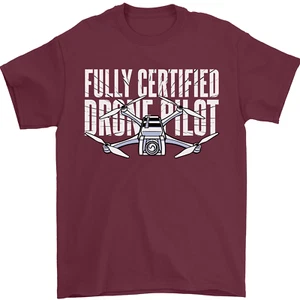 Drohnenpilot Herren T-Shirt 100% Baumwolle - Bild 1 von 104