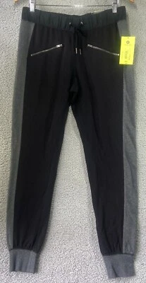NWT XERSION Mens Relaxed Fit Black Gray Drawstring Jogger Pants Size Small - Image 1 of 4