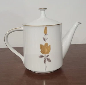 Vtg Noritake ' Windsor Rose' Tea & Coffee Pot Made In Japan 6530 - Picture 1 of 11