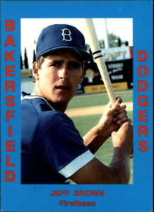 1988 Bakersfield Dodgers Cal League Cards #234 Jeff Brown