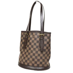Louis Vuitton Marais Brown Canvas Shoulder Bag Authentic - Picture 1 of 17