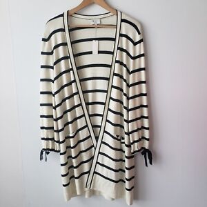 The oprah magazine collection for tablets stripe cardigan sizw LP