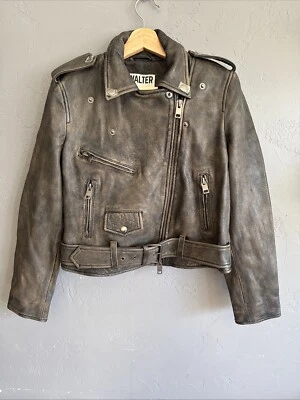 Walker Baker Julius Jacket Woman’s Leather Jacket Mustang Size L Large New - Image 1 of 4
