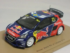 Spark Peugeot 208 Wrx #21 Hansen Winner Warriors Of The World Rx Canada - Imagen 1 de 3