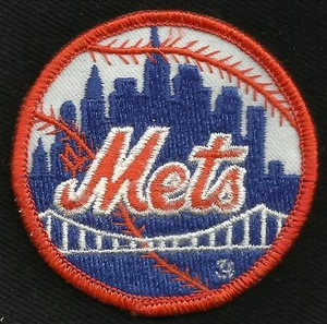 Vintage NEW YORK METS MLB New Old Stock Baseball Collectors Patch - Picture 1 of 3