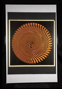 Original HYPNO MANDALA A. SIRKIA 1968 origin POSTER - Picture 1 of 1