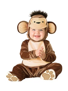 Mischievous Monkey Animal Baby Infant Costume - Picture 1 of 2