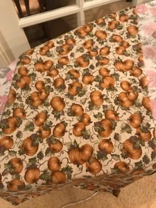 Maßanfertigung mit Longaberger KÜRBIS HERBST Stoff Tischläufer - 3 verschiedene Größen - Bild 1 von 1