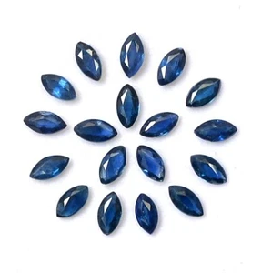 4x2 mm Natural Blue Sapphire Marquise Cut Lot 21 Pcs 2.41 CTS Loose Gemstones - Picture 1 of 6