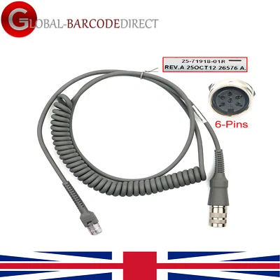 6Pin USB Scanner Cable CBL-71918-11R same as 25-71918-01R 9ft VC5090 to LS3408 - Image 1 of 4