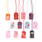 Japanese Prayer Pray Fortune Charms Wealth Bag Guard Talisman Pendant Keychain~