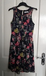H&M Girls Summer Blue Floral Dress Age 10-12 years - Picture 1 of 8