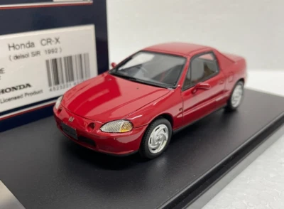 po 1:43 HI STORY HS175RE HONDA CRX DEL SOL SiR 1992 JDM resin scale model car - Image 1 of 4