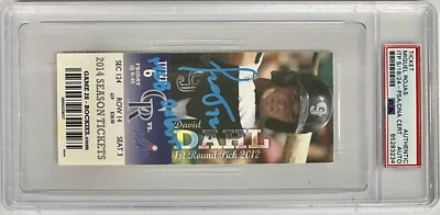 MIGUEL ROJAS DODGERS SIGNED MLB DEBUT 06/06/14 TICKET STUB PSA ITP 85283234 - Image 1 of 4