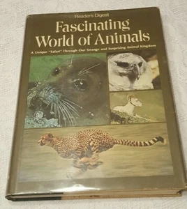  Fascinating World of Animals 1971 Vintage Hardcover w/ DJ & DJ Cover - Picture 1 of 12