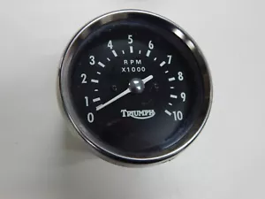 Triumph TR5T 1973 1974 Trophy Trail Tach Tacómetro Funciona 500 Nippon Adventurer - Imagen 1 de 3