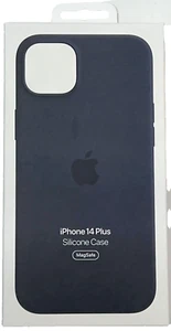 Original Apple Silicone MagSafe Case For Apple iPhone 14 Plus  (Midnight) - Picture 1 of 4