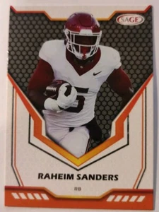 NFL Trading Card Football Raheim Sanders South Carolina Gamecocks 2024 Sage - Bild 1 von 2