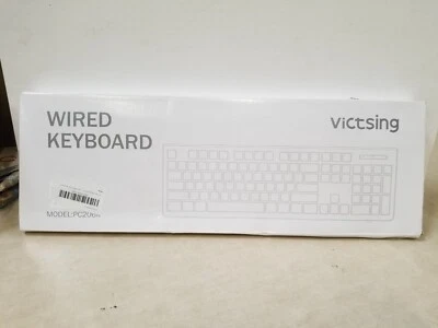 Victsing USB Wired Membrane Keyboard VTPC206ABUS - Image 1 of 4
