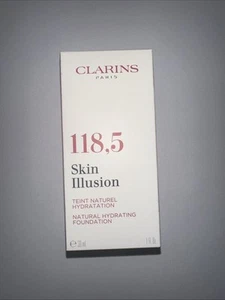 CLARINS Skin Illusion Natural Hydrating Foundation 118.5 CHOCOLATE 1oz - Picture 1 of 4
