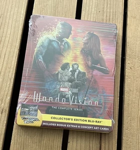 Wandavision: the Complete Series (Blu-ray, 2021) Steelbook New Sealed Disney+ - Picture 1 of 2