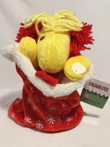 Peanuts 9 inch Peek-A-Boo Woodstock Plush Toy Christmas Decoration READ - Picture 1 of 9
