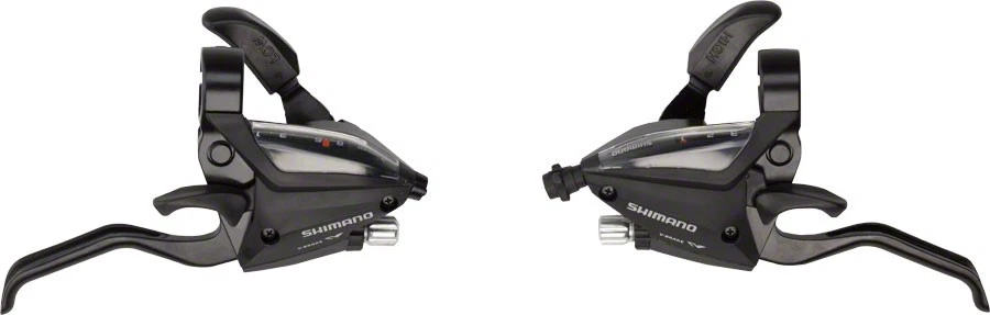 Shimano ST-EF500 3x8-Speed Brake/Shift Lever Set with Optical Gear Display - Image 1 of 1