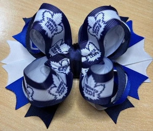 Toronto Maple Leafs Hair Bow - Picture 1 of 4