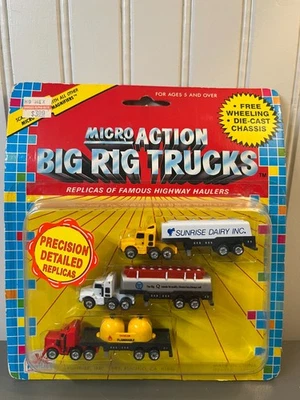 Vintage 1989 Micro Action Big Rig Trucks Funrise NASA Rocky Mountain - NEW - Image 1 of 4