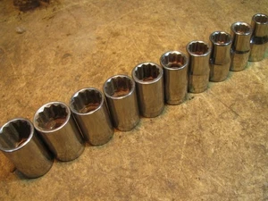 Craftsman 10-19mm Metric Socket Set 1/2" Drive 12 Point - Picture 1 of 5