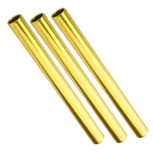 3pcs Aluminum Alloy Sprint Batons Gold for Relay Race Track & Field Sports - Imagen 1 de 18