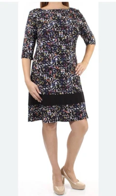 Vestido American Living Ralph Lauren 10 caleidoscópio elástico lavável NOVO - Imagem 1 de 4