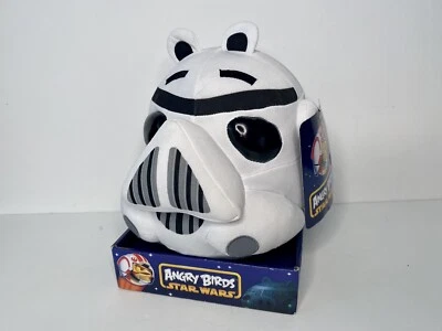 2012 ANGRY BIRDS STAR WARS STORMTROOPER Plush Disney NEW 8” - Image 1 of 4