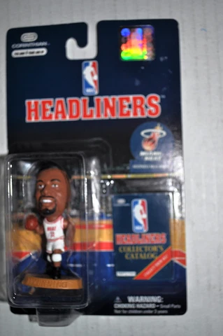 1997 ALONZO MOURNING MIAMI HEAT NBA HEADLINERS FIGURE NIB Cover