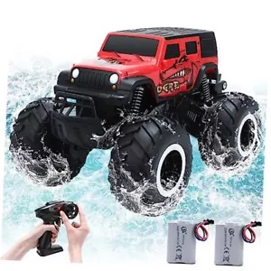 RC Trucks 4x4 Offroad Waterproof - 2.4 GHz Amphibious Remote Control Car Toys - Picture 1 of 7