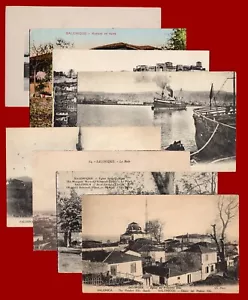 #61048 Tesalónica Grecia años 1910 (circa Primera Guerra Mundial). Lote de 8 postales usadas vintage - Imagen 1 de 17