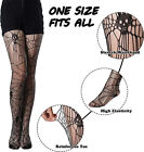 NEW Spiderweb Skull Fashion BLACK Fishnet Tights Hosiery Nylon Pantyhose OSFA