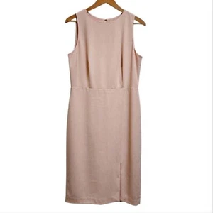Abito The Limited Drew taglia 12 blush rosa tubino senza maniche midi ufficio carriera - Foto 1 di 8