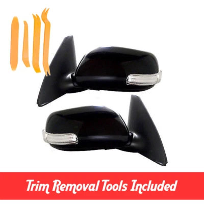 Nuevo juego de espejos retrovisores eléctricos de señal lateral para conductor y pasajero para Scion tC 2011-2016 Foto 1 de 4