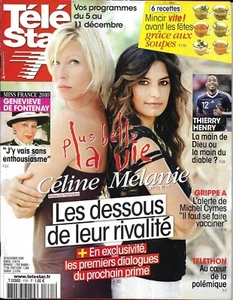 TELE STAR n°1731 05/12/2009 L.Milot & Hampton "Plus belle la vie"/ M.Theuriau - Imagen 1 de 1