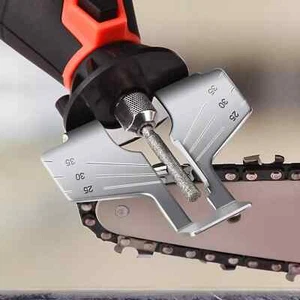 Chainsaw Sharpener Electric Grinder Chain Saw Sharpening Attachment Drill Tool - Picture 1 of 7