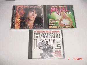 80's METAL/ROCK - BALLADS/BEST OF - POISON/CINDERELLA/DIO/MOTLEY - 3 CD LOT - Picture 1 of 2