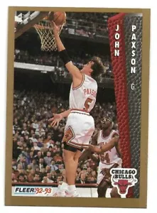 CARTOLINA FLEER JOHN PAXSON 1992-93 QUASI NUOVA + CONDIZIONI - Foto 1 di 2