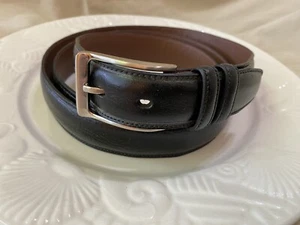 Roundtree & Yorke Leather Belt Size 56/140 Full Grain Cowhide W/Glove Lining - Picture 1 of 7