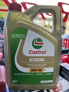 Castrol EDGE 5W-30 LL Full Synthetic Engine Oil 4 Litres 4L - Picture 1 of 2