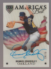 Dennis Eckersley 2023 Chronicles America's Best Autograph Auto /75 Oakland A's